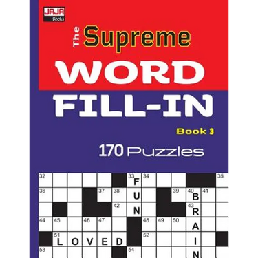 The Supreme WORD FILL-IN Book