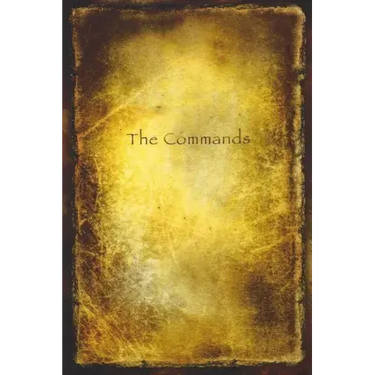 The Commands: The Commands of Jesus, Large Size Edition