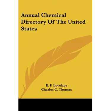 Annual Chemical Directory Of The United States