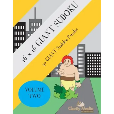 16x16 Giant Sudoku: 50 Giant Sudoku Puzzles Volume 2