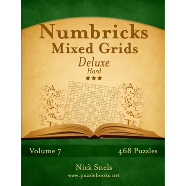 Numbricks Mixed Grids Deluxe - Hard - Volume 7 - 468 Logic Puzzles