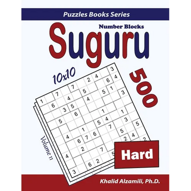 Suguru (Number Blocks): 500 Hard Puzzles (10x10)