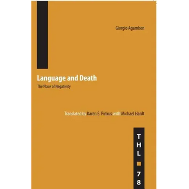 Language and Death: The Place of Negativity Volume 78