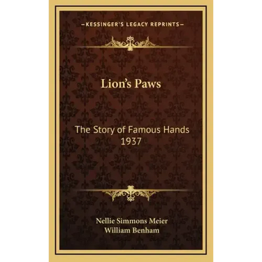 Lion's Paws: The Story of Famous Hands 1937