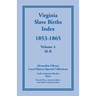 Virginia Slave Births Index, 1853-1865, Volume 4, M-R