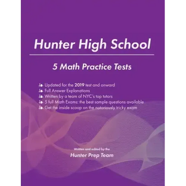 Hunter High School: 5 Math Practice Tests