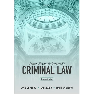Smith, Hogan, and Ormerod's Criminal Law