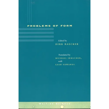 Problems of Form