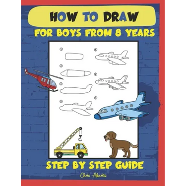 How to draw for boys from 8 years: Step by step guide