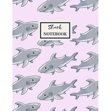 SHARK Notebook: Composition Book: Wide Ruled
