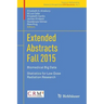 Extended Abstracts Fall 2015: Biomedical Big Data; Statistics for Low Dose Radiation Research