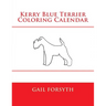 Kerry Blue Terrier Coloring Calendar
