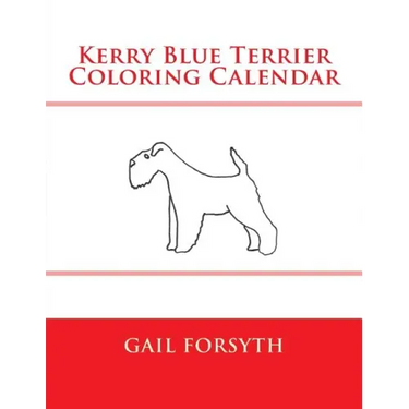 Kerry Blue Terrier Coloring Calendar