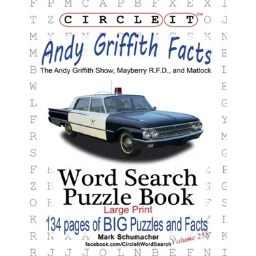 Circle It, Andy Griffith Facts, Word Search, Puzzle Book
