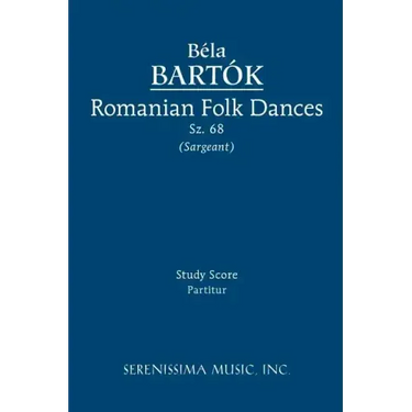 Romanian Folk Dances, Sz.68: Study score