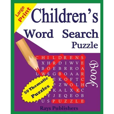 Children's Word Search Puzzle Book
