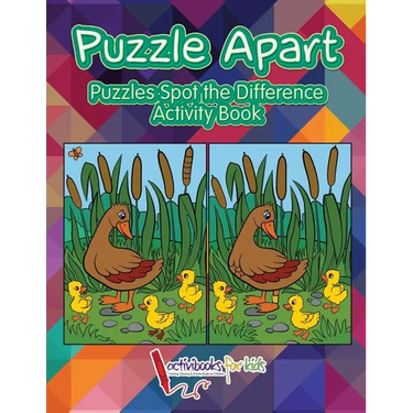 Puzzle Apart: Puzzles Spot the Difference Activity Book