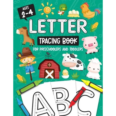 Letter Tracing Book for Preschoolers and Toddlers: Homeschool, Preschool Skills for Age 2-4 Year Olds (Big ABC Books) Trace Letters and Numbers Workbo