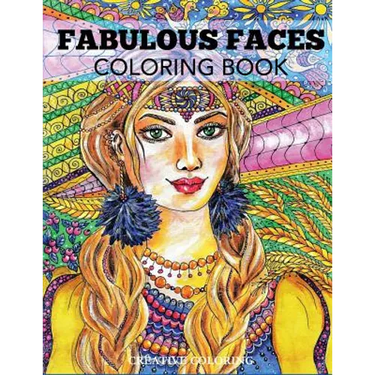 Fabulous Faces Coloring Book