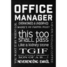 Office Rhetoric: Office Manager