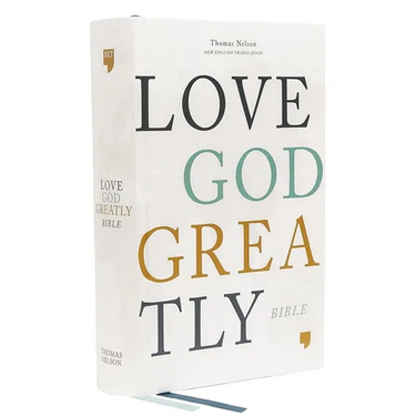 Net, Love God Greatly Bible, Hardcover, Comfort Print: Holy Bible