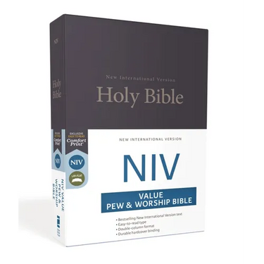 NIV, Value Pew and Worship Bible, Hardcover, Blue