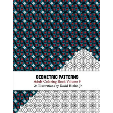Geometric Patterns - Adult Coloring Book Vol. 9