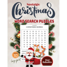 Nostalgic christmas word search puzzles large print for Adults Volume10: 254 large print christmas word search puzzles book Find 2000 different words