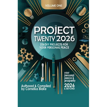 Project Twenty 2026 & Beyond: 226 DIY Project for Peace and Prosperity for 2026 and Beyond Volume 1
