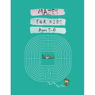 Mazes For Kids Ages 5-8: My Book Of Mazes Around The World, Maze Puzzle Books For Kids, Easy Mazes For Kids Ages 5-8, 1st Grade Maze Book