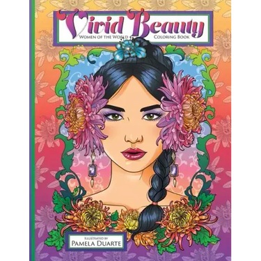 Vivid Beauty: Women of the World Coloring Book
