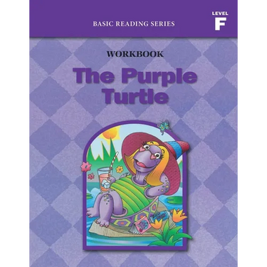 The Purple Turtle (Level F Workbook), Basic Reading Series: Classic Phonics Program for Beginning Readers, ages 5-8, illus., 96 pages