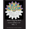 Adult Coloring Book With Color By Number or Not