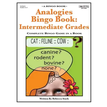 Analogies Bingo Book: Intermediate Grades: Complete Bingo Game In A Book