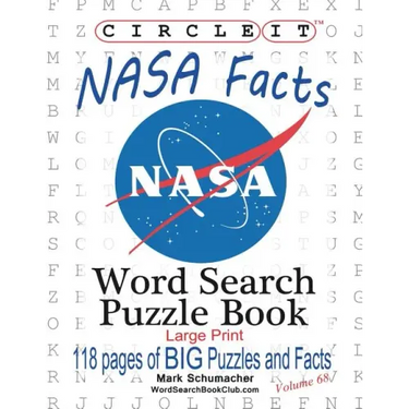 Circle It, NASA Facts, Large Print, Word Search, Puzzle Book
