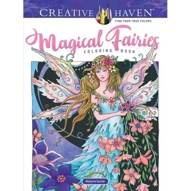 Creative Haven Magical Fairies Coloring Book