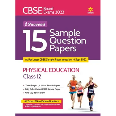 CBSE Board Exam 2023 I-Succeed 15 Sample Question Papers Physical Education Class 12th