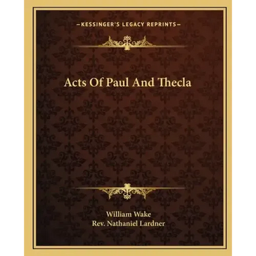 Acts of Paul and Thecla