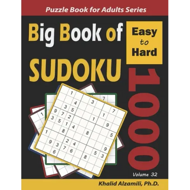 Big Book of Sudoku: 1000 Easy to Hard Puzzles