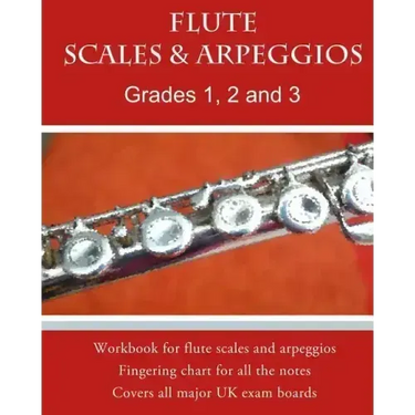 Flute Scales and Arpeggios Grades 1 - 3: Scales and arpeggios made REALLY easy: big print and NO key-signatures!