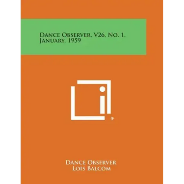 Dance Observer, V26, No. 1, January, 1959
