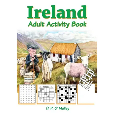 Ireland Adult Activity book: Ireland Inspired Puzzles, Word Games, Riddles and More