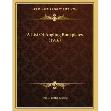 A List Of Angling Bookplates (1916)