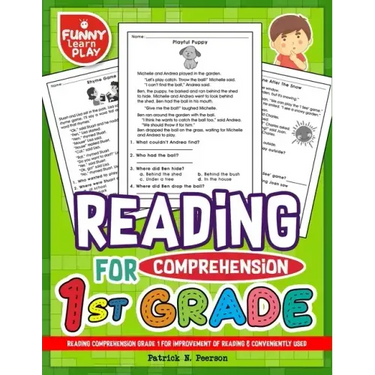 Reading Comprehension Grade 1 for Improvement of Reading & Conveniently Used: 1st Grade Reading Comprehension Workbooks for 1st Graders to Combine Fun