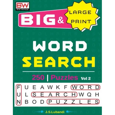 BIG & Large Print WORD SEARCH Puzzles