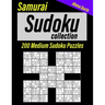 Samurai Sudoku Collection: Book for Adults, 200 Medium Sudoku Puzzles for Intermediate