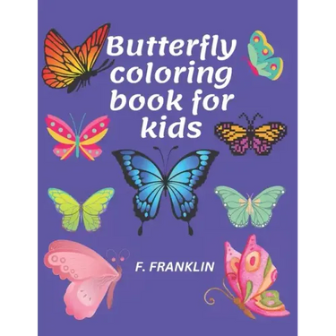 Butterfly coloring book for kids
