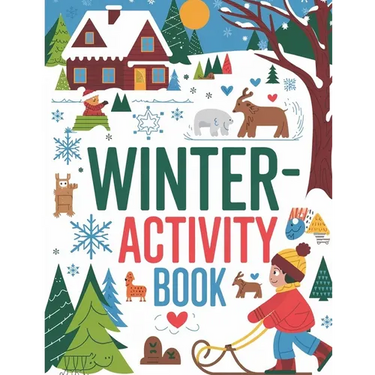 Winter Activity Book for Kids: Tracing Shapes, Numbers, Words, Counting, Matching Objects, Shadow Matching Book for Kids, Activity Book for Kids 4-8