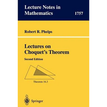 Lectures on Choquet's Theorem