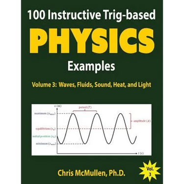 100 Instructive Trig-based Physics Examples: Waves, Fluids, Sound, Heat, and Light